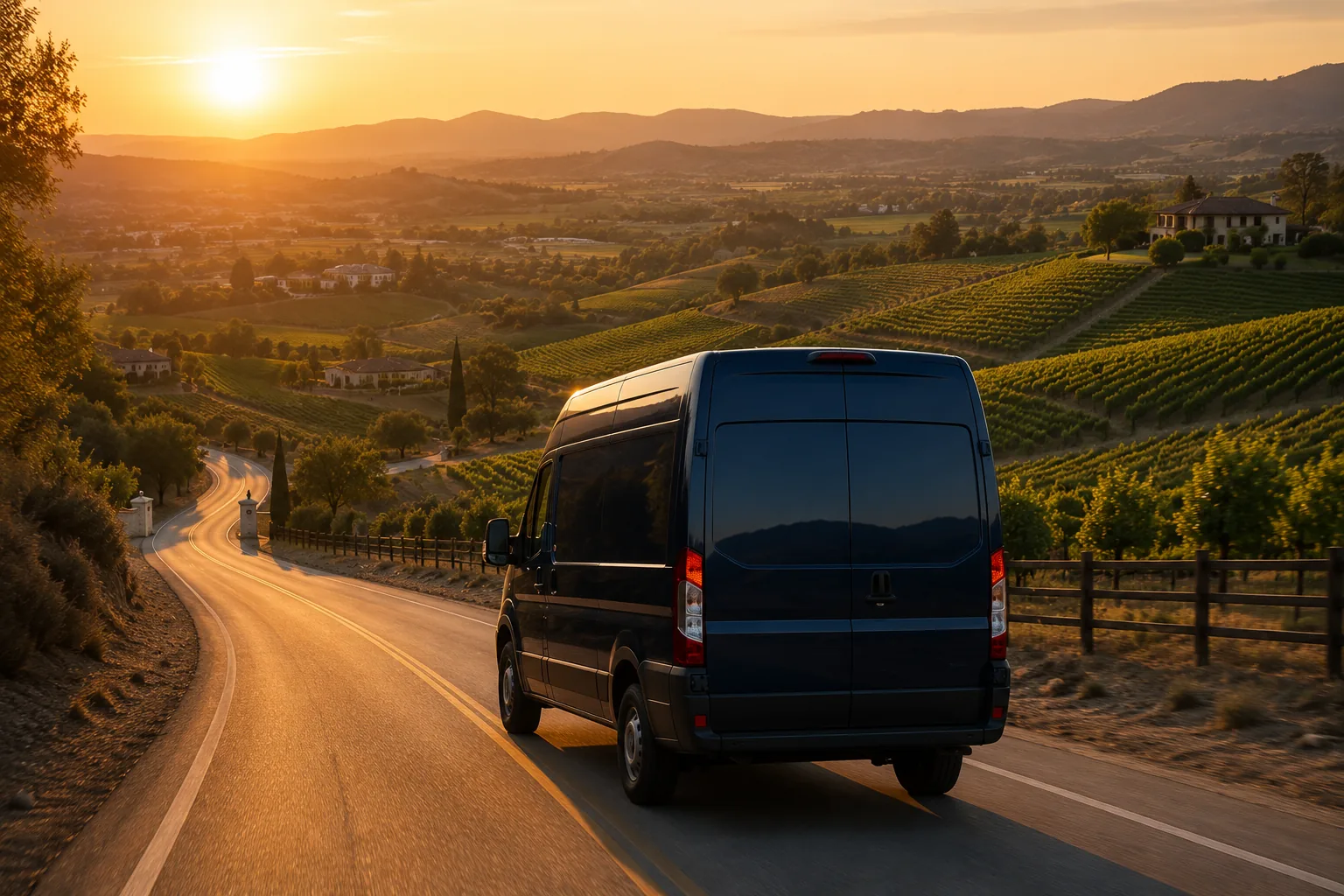 Redhawk service van in the Temecula Valley