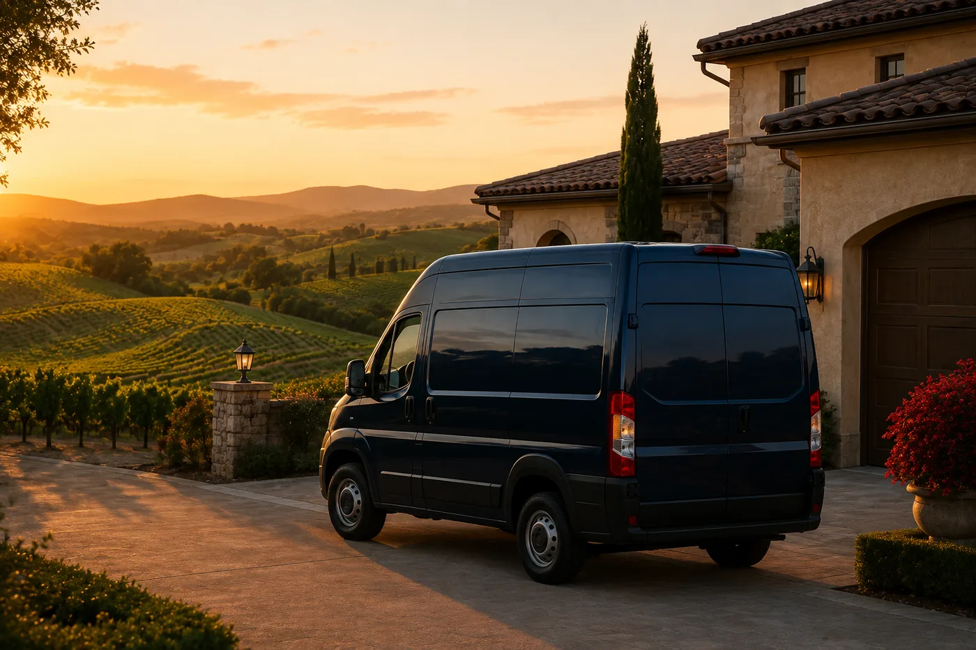 Redhawk service van in Temecula