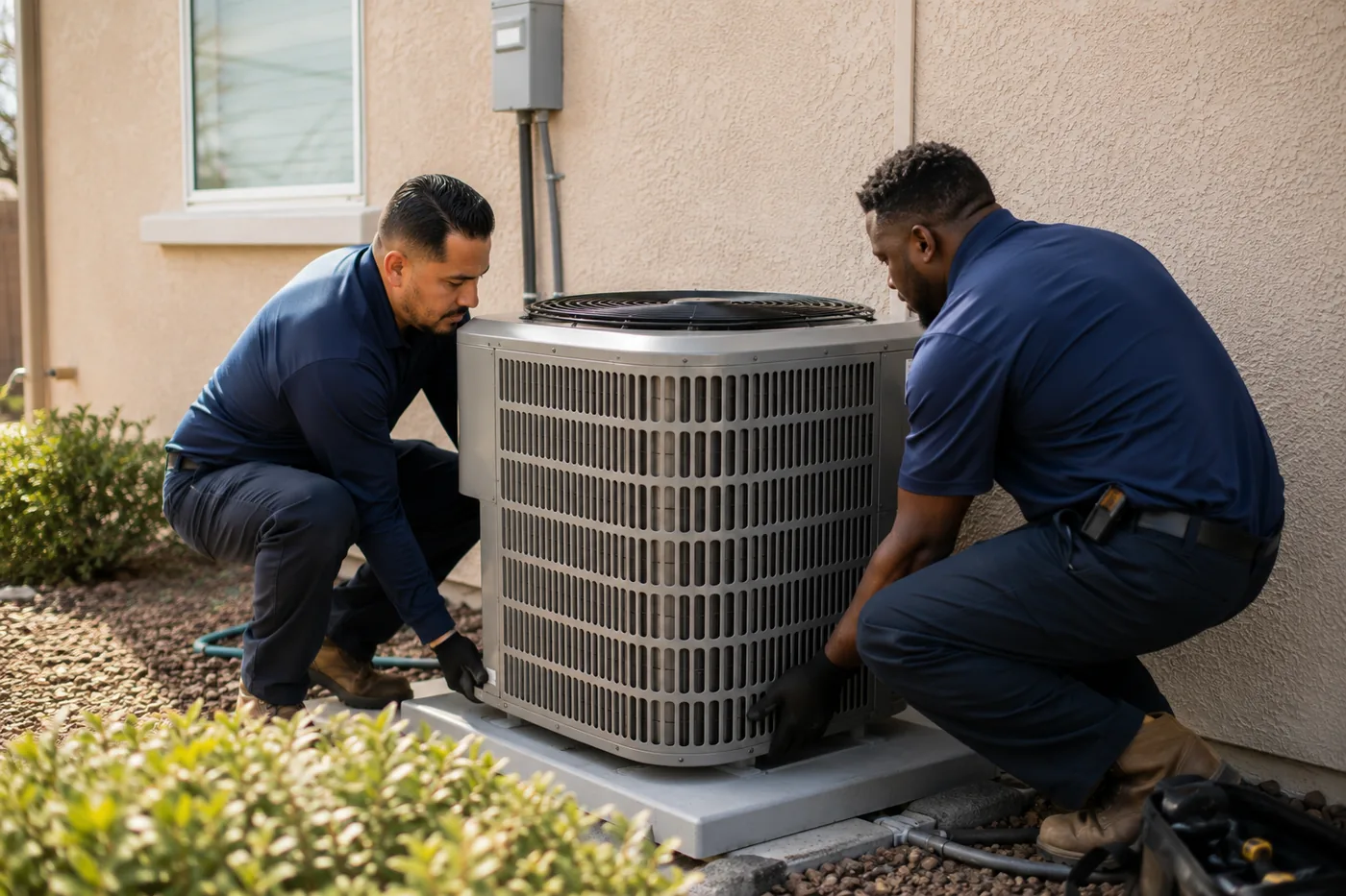 AC installation by Redhawk Home Services